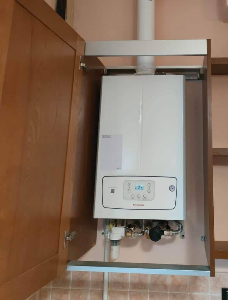 Caldaia a gas in nicchia